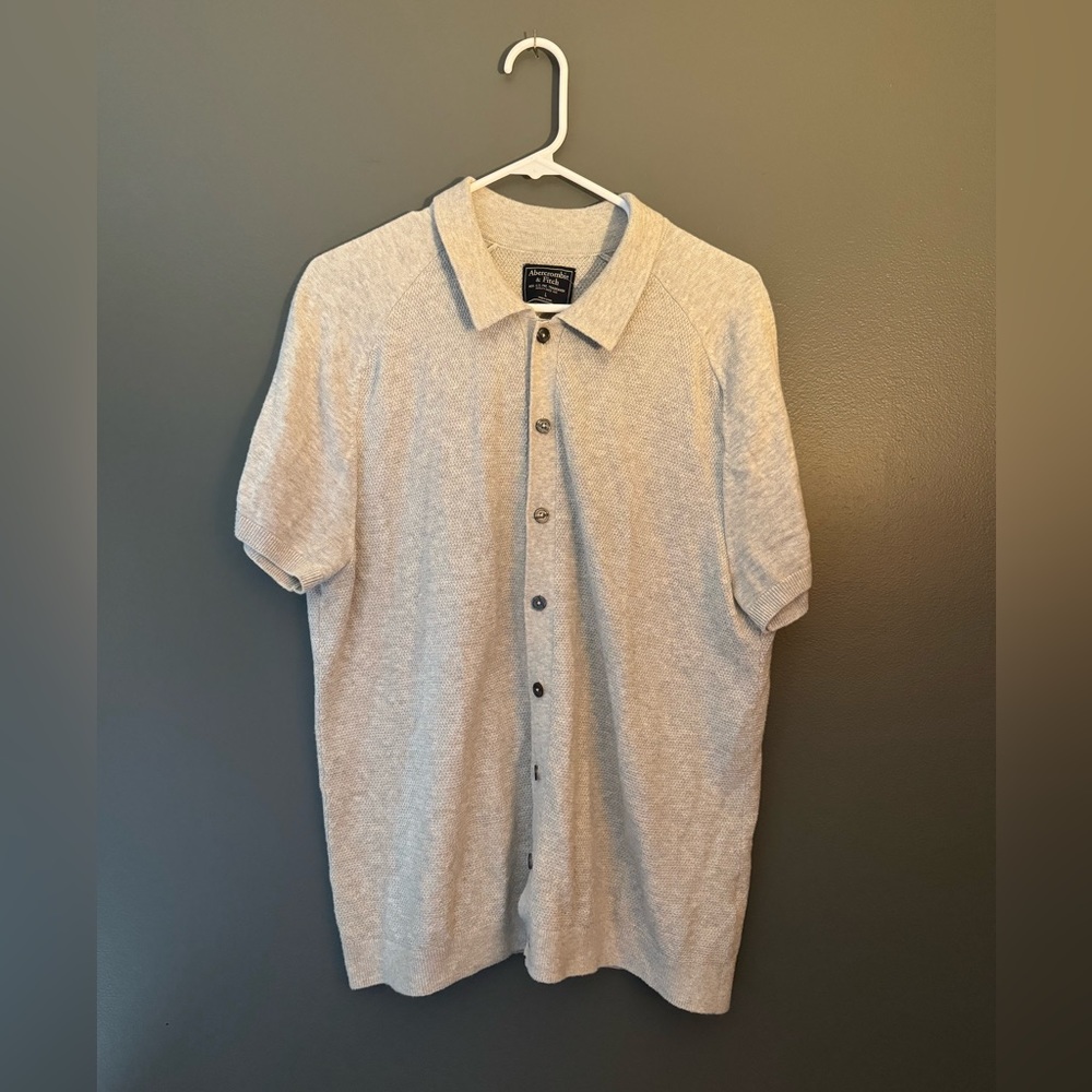 Vintage Abercrombie & Fitch Button Up Sweater Polo